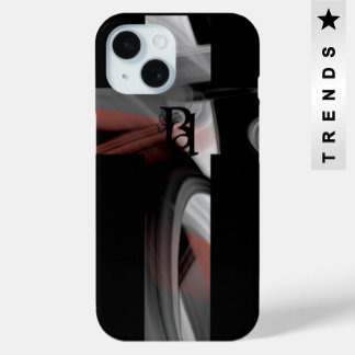iPhone Cases Trend Abstract Black White Powdery