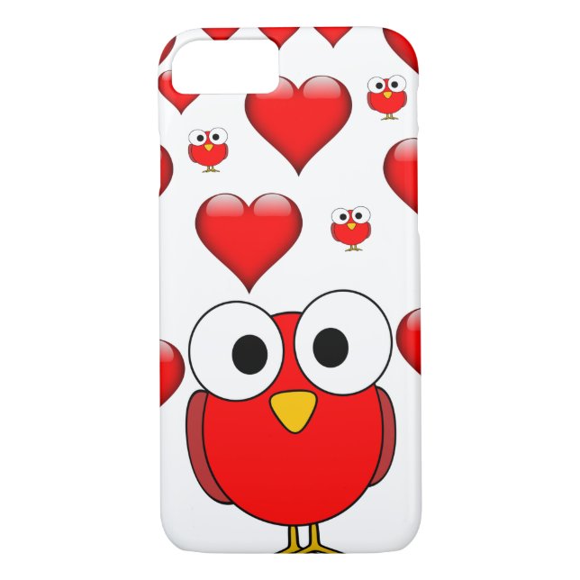 IPhone Cases Valentine's Day Owl (Back)