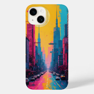 iPhone Cases (vibrant cityscape)