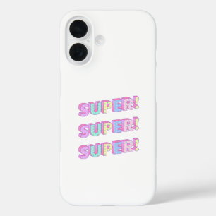 iphone cases with title "SUPER"