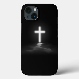 iPhone Christian Cross in the Mist Case