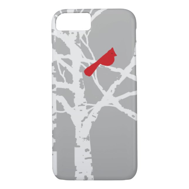iPhone cover.  Cardinal on tree branch. Case-Mate iPhone Case (Back)