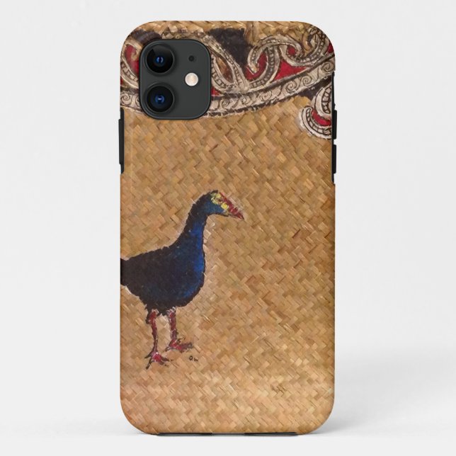 Iphone cover pukeko (Back)