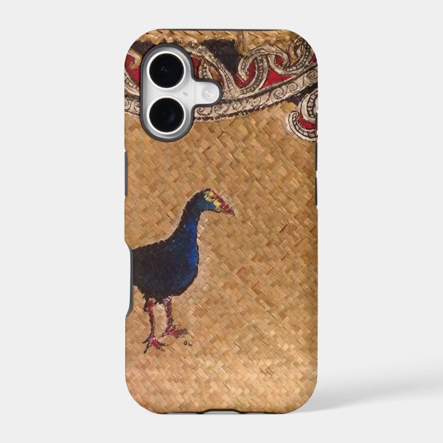 Iphone cover pukeko (Back)