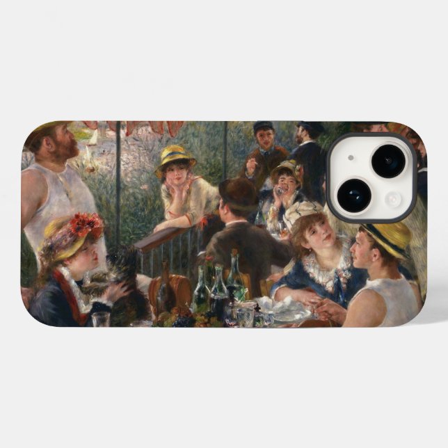 iPhone Cover with Renoir's Luncheon Party Print (Back (Horizontal))