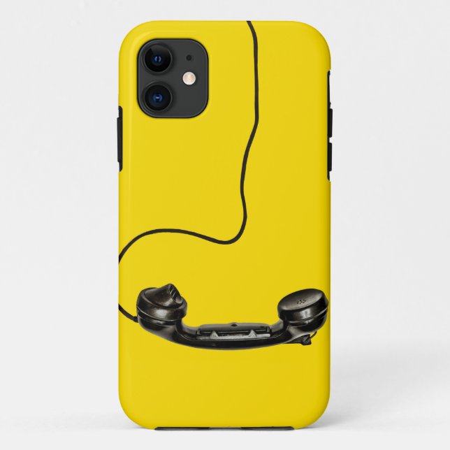 iPhone cover yellow phone case apple iPhone x (Back)