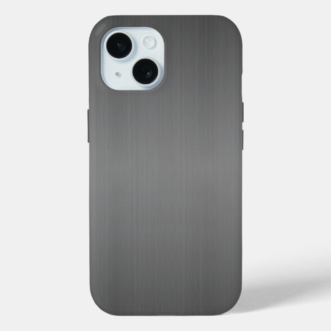 iPhone - Dark Brushed Metal Case-Mate iPhone Case (Back)