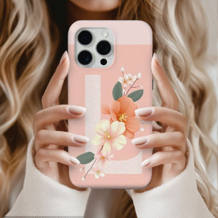 iPhone Flower Initial L Logo Phone Case