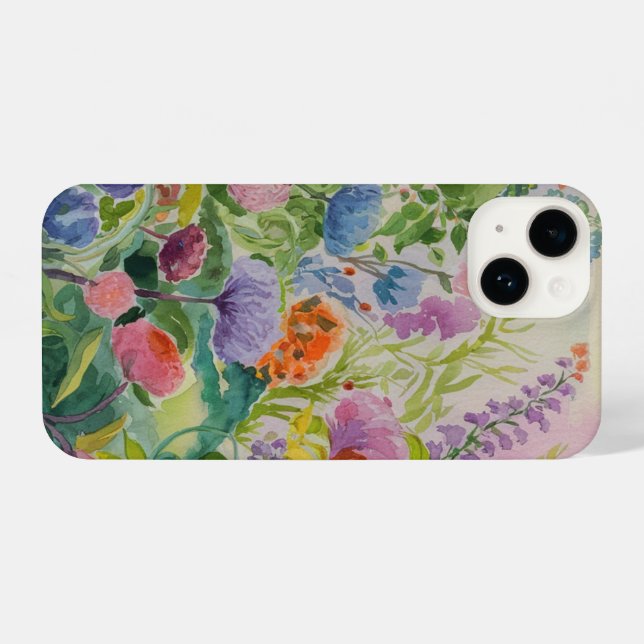 iPhone Handy Hülle floral iPhone Case (Back Horizontal)