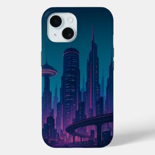 iPhone / iPad case Cyber City Glow