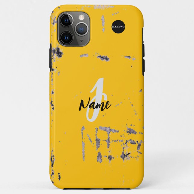 iPhone / iPad Case Distressed Look HAMbWG (Back)