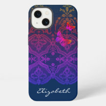 iPhone / iPad case DIY NAME ANTIQUE LACE IN GREY