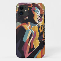 iPhone / iPad case Female Nightclub Singer