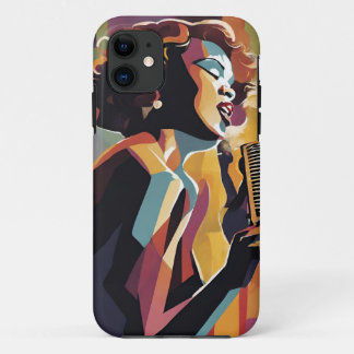 iPhone / iPad case Female Nightclub Singer