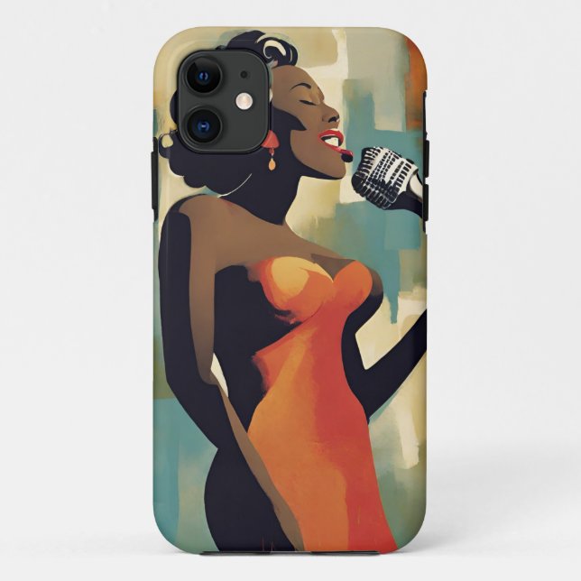 iPhone / iPad case FemaleNightclub Singer (Back)