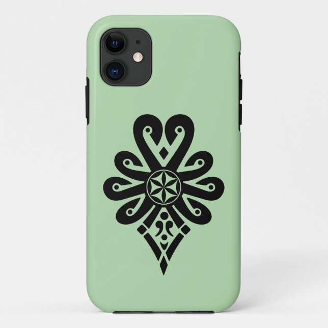 iPhone / iPad case Folk pattern of Polish highland (Back)