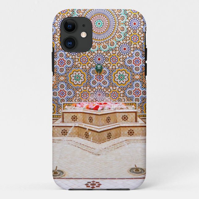 iPhone / iPad case moroccan zellij, mosaic tiles (Back)