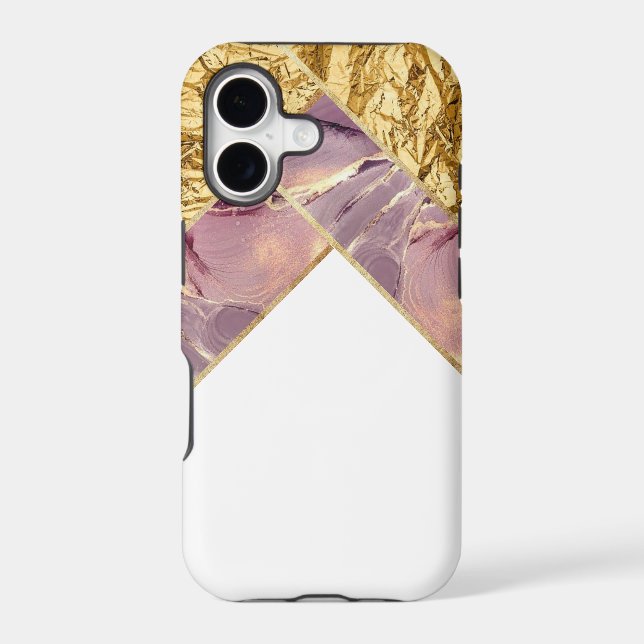 iPhone / iPad case Sparkling Glitter Silver  (Back)
