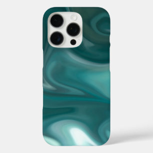 iPhone / iPad case Teal Marble Abstract
