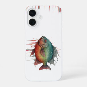 iPhone / iPad case - Watercolor Series: Piranha