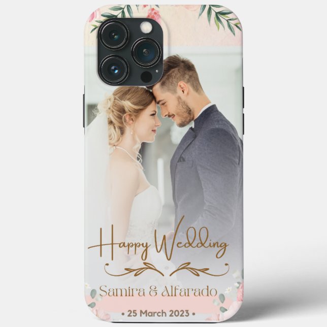 iPhone /iPad case wedding send pictures & info... (Back)