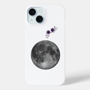 iPhone / iPad caseAstronaut and Moon Space iPhone 15 Case
