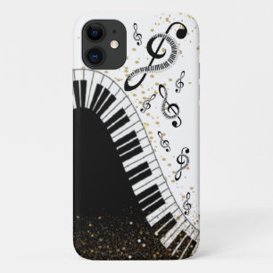 iPhone / iPad cover with piano and musical notes