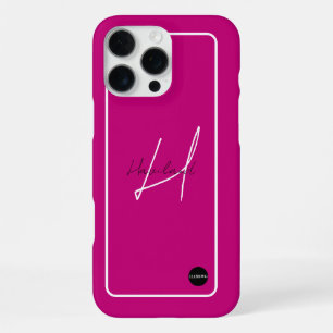 iPhone Modern Cell Phone Case w/ Name HAMbyWG