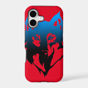 iphone SE case with wolf on it