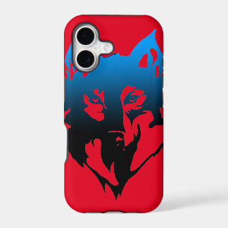 iphone SE case with wolf on it
