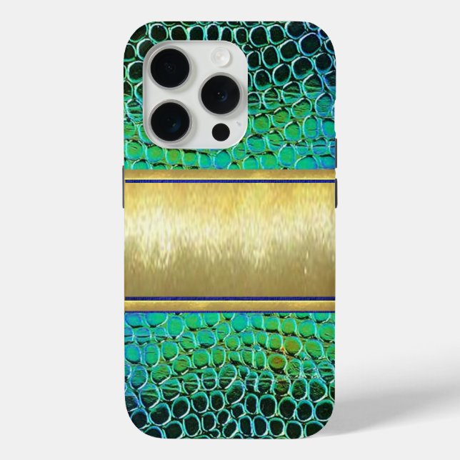 iPhone Turtle Gold Shell case (Back)