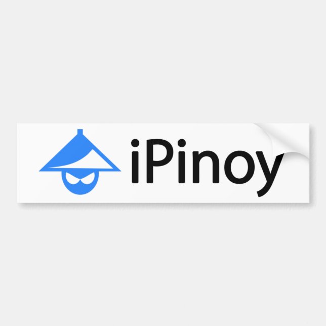 iPinoy Bumper Sticker (Front)