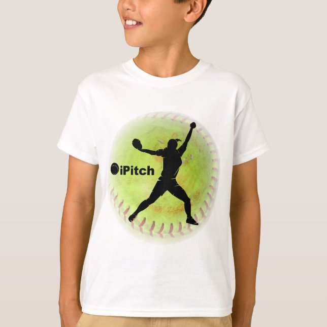 iPitch Fastpitch Softball T-Shirt (Front)