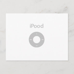 Ipod Spoof Ipood Postcard