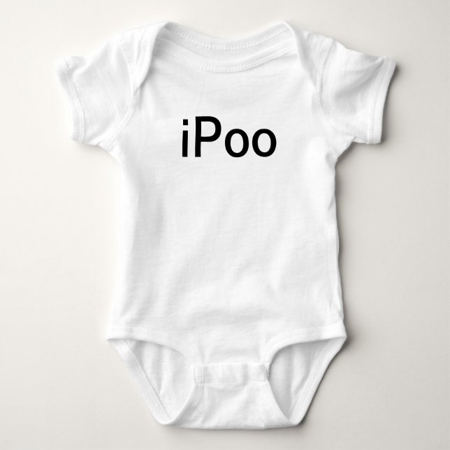iPoo Ipod baby Baby Bodysuit (Front)