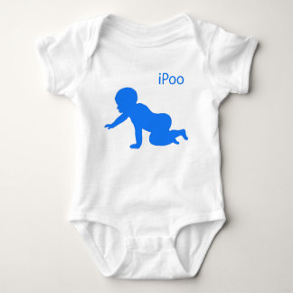 ipooblue baby bodysuit