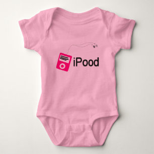 ipood-pink baby bodysuit