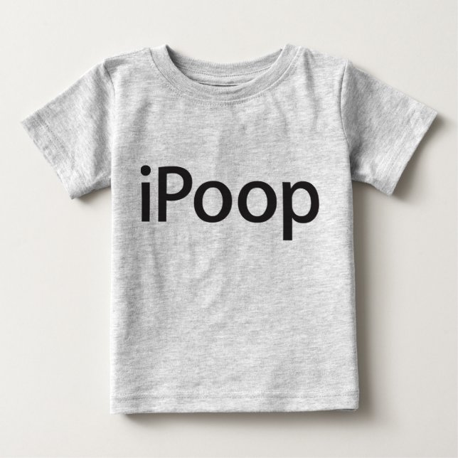 iPoop Baby T-Shirt (Front)