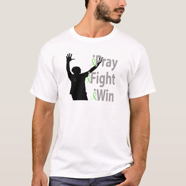 iPray. iFight. iWin. Male T-Shirt (Front)