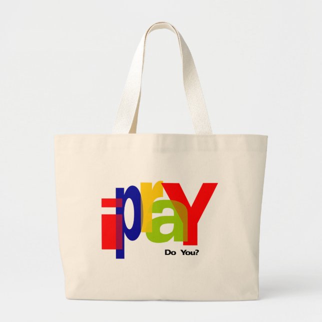 ipraY Large Tote Bag (Front)