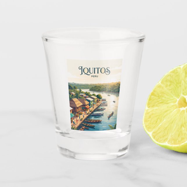 Iquitos, Peru Peru Shot Glass (Front)