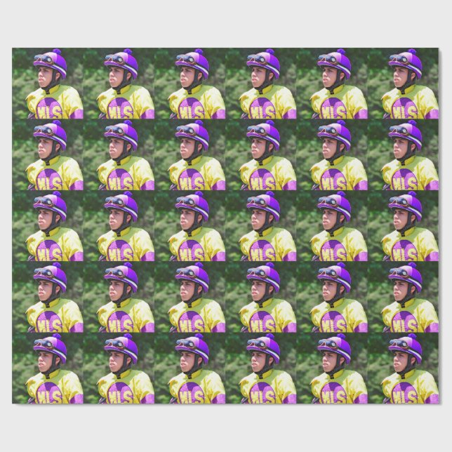 Irad Ortiz Jr. Wrapping Paper (Flat)