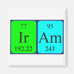 Iram periodic table name magnet