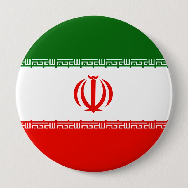Iran 10 Cm Round Badge (Front)