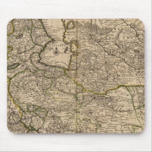 Iran and Asia Mouse Pad