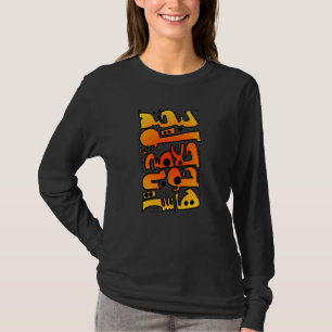 Iran And Iranian Poem In Farsi 0range T-Shirt