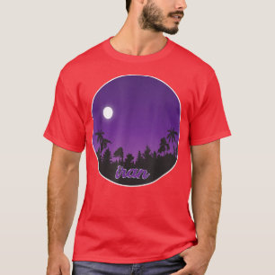 iran By night with Palms  T-Shirt