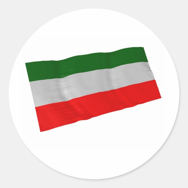 iran classic round sticker (Front)