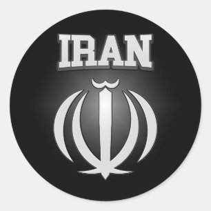 Iran Coat of Arms Classic Round Sticker