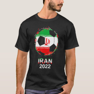 Iran Flag 2022 Supporter Iranian Soccer Team Irani T-Shirt